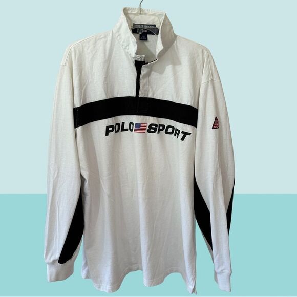 Polo Ralph Lauren Other - Vintage Polo by Ralph Lauren Long Sleeve Tees in White and Black